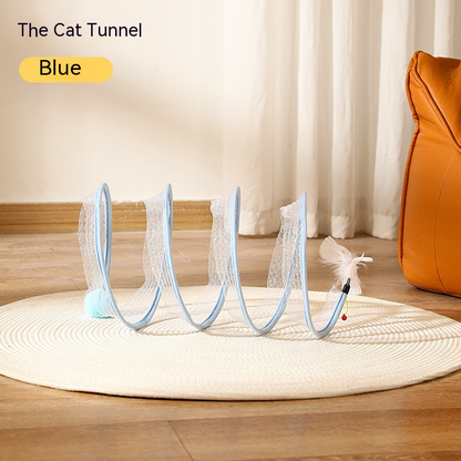 Oshcart™ Spiral Joy Cat Tunnel