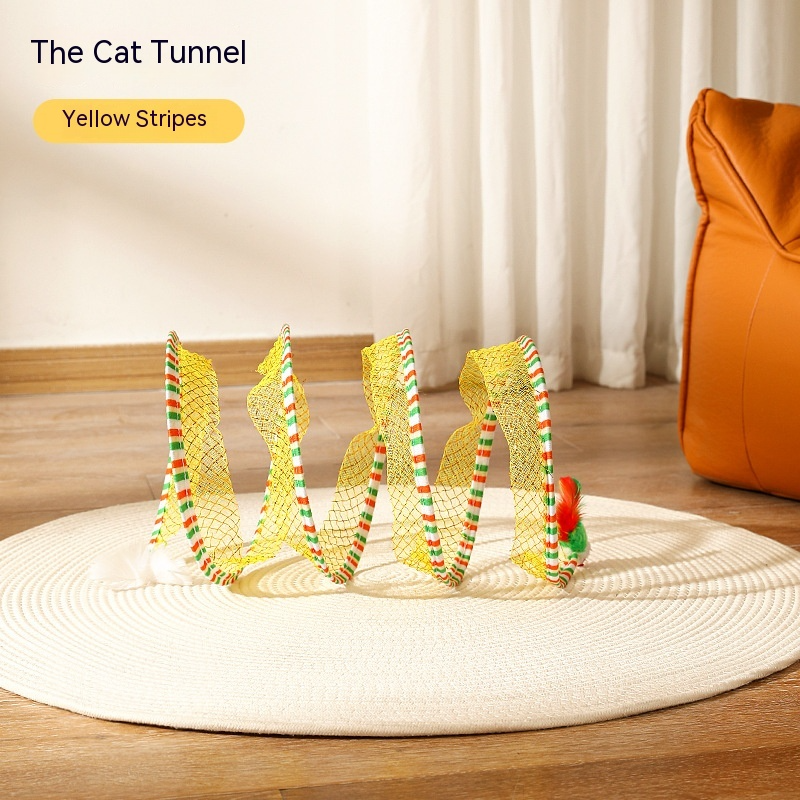 Oshcart™ Spiral Joy Cat Tunnel