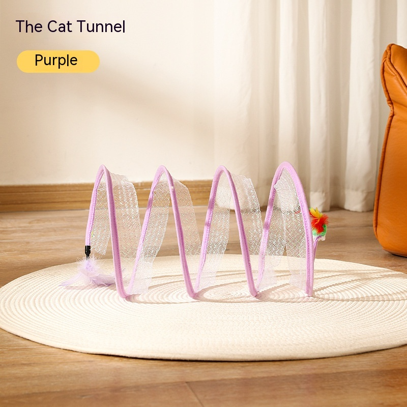 Oshcart™ Spiral Joy Cat Tunnel