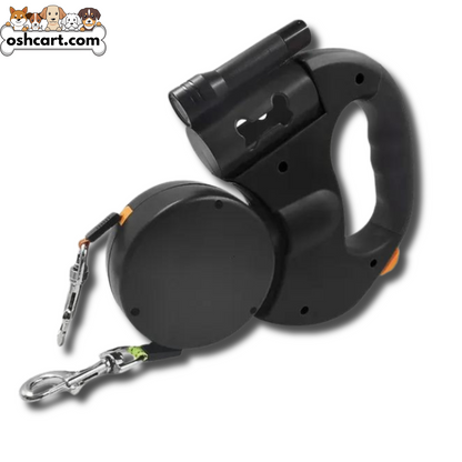 OshCart™ Retractable Dual Dog Leash