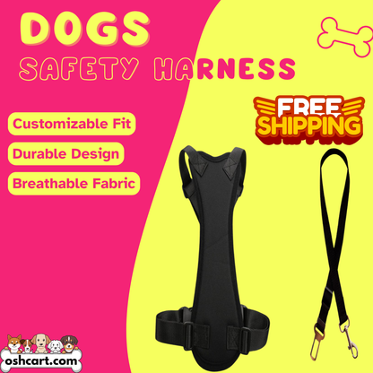 Oshcart™ Adjustable Safety Harness for Pet Travel