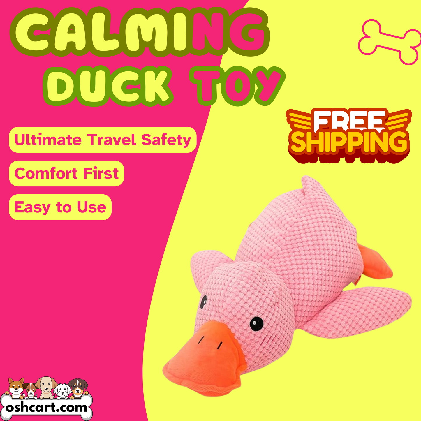 OshCart™ Calming Plush Duck