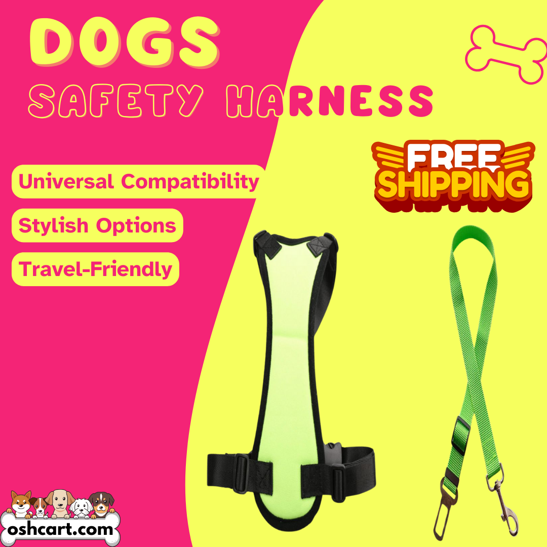 Oshcart™ Adjustable Safety Harness for Pet Travel