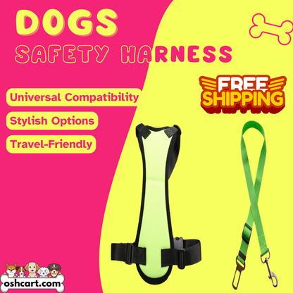 Oshcart™ Adjustable Safety Harness for Pet Travel