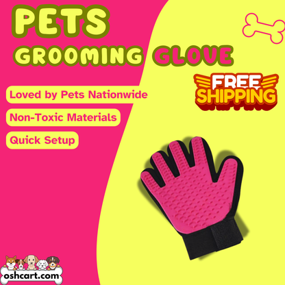 OshCart™ Pet Grooming Glove