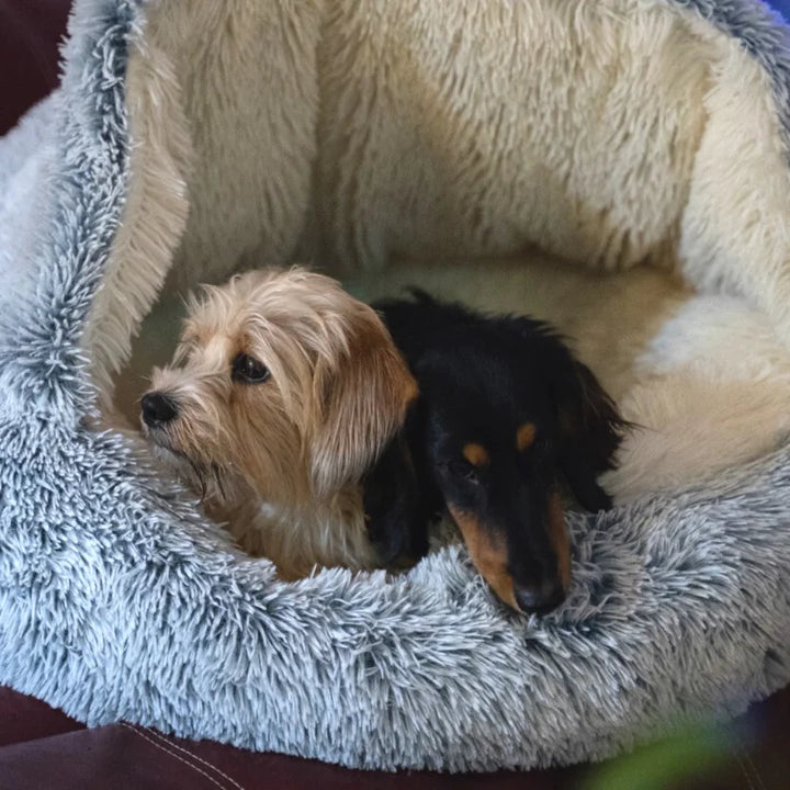 OshCart™ CozyNook Fluffy Pet Bed