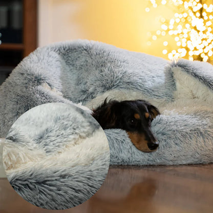 OshCart™ CozyNook Fluffy Pet Bed