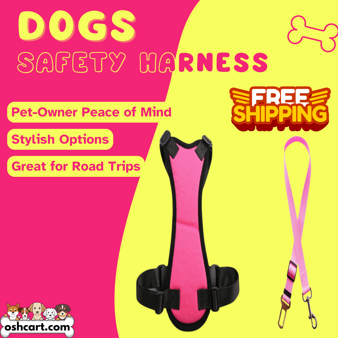 Oshcart™ Adjustable Safety Harness for Pet Travel