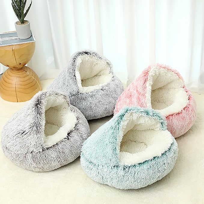 OshCart™ CozyNook Fluffy Pet Bed