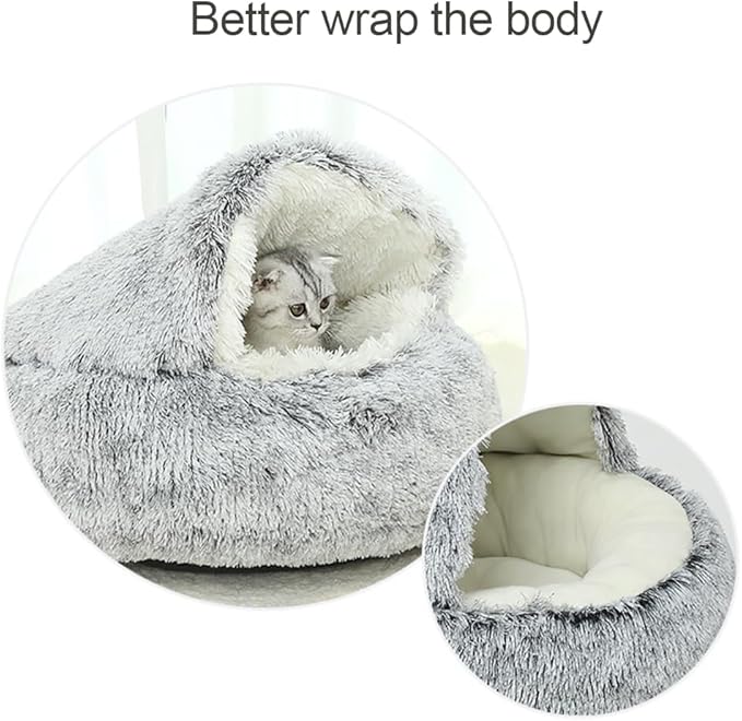 OshCart™ CozyNook Fluffy Pet Bed