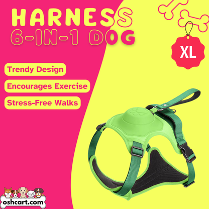 Oshcart™ 6-In-1 Dog Harness