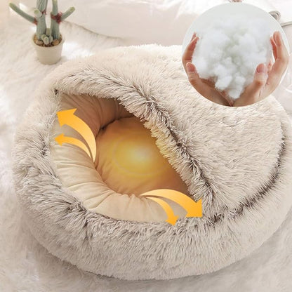 OshCart™ CozyNook Fluffy Pet Bed