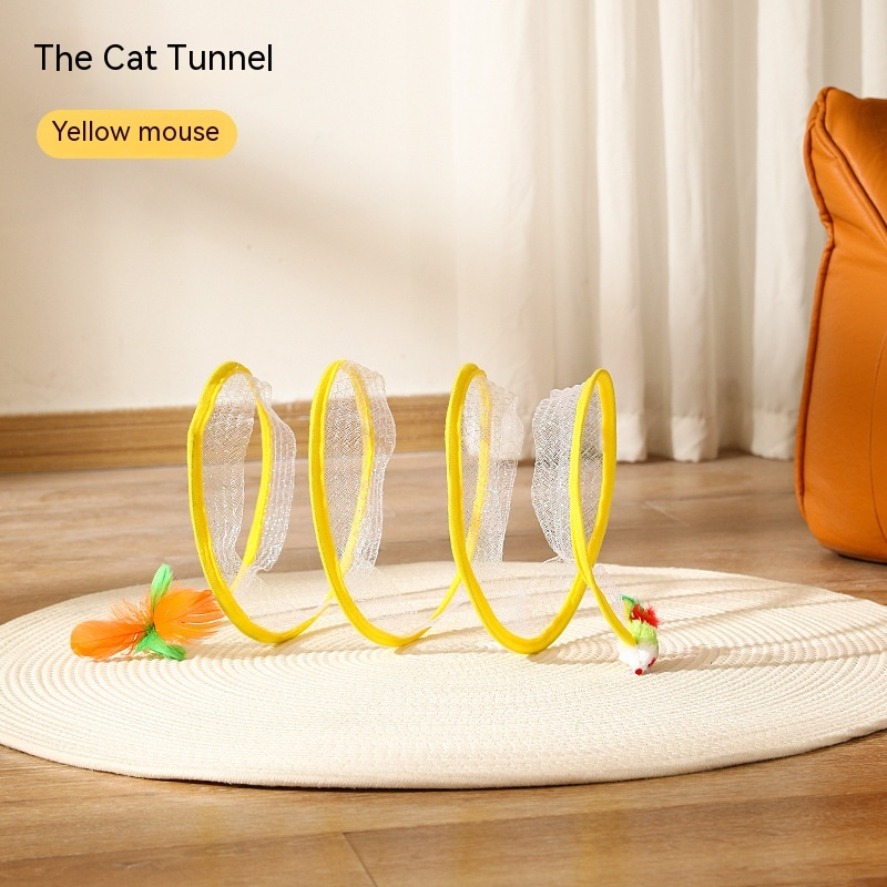 Oshcart™ Spiral Joy Cat Tunnel