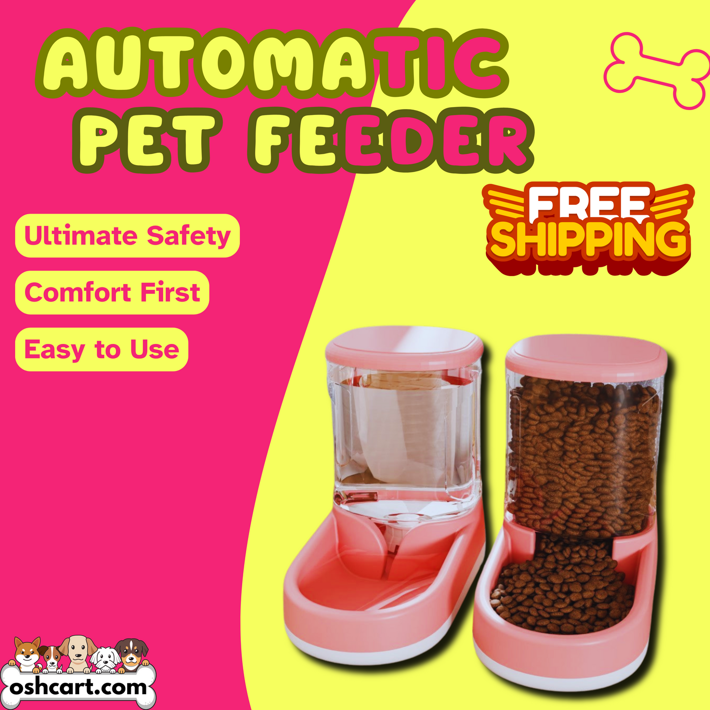 OshCart™ Automatic Pet Feeder