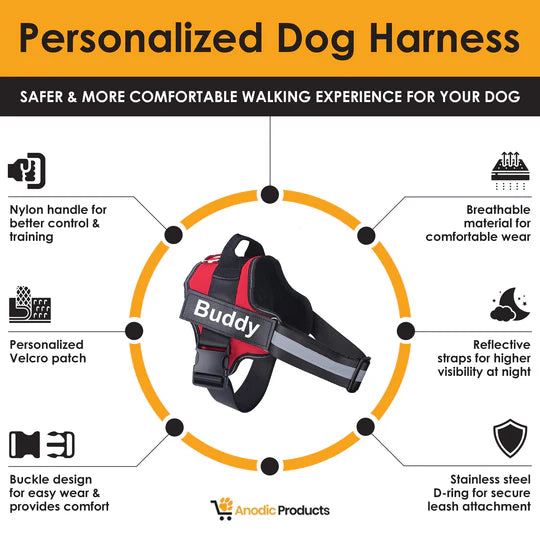 OshCart™ Personalized Dog Harness