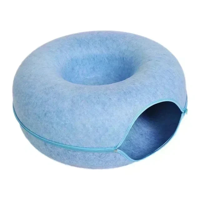 Oshcart™ Plush Haven Donut Cat Bed - OshCart