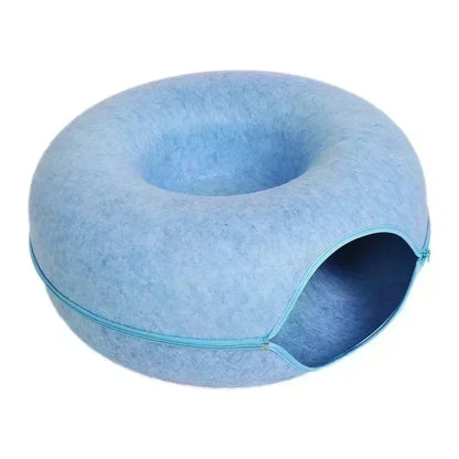 Oshcart™ Plush Haven Donut Cat Bed - OshCart