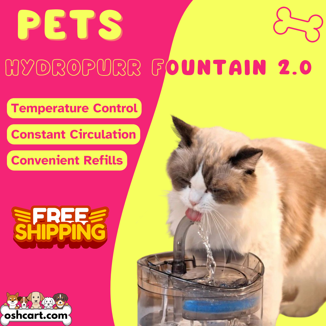 Oshcart™ HydroPurr Fountain 2.0