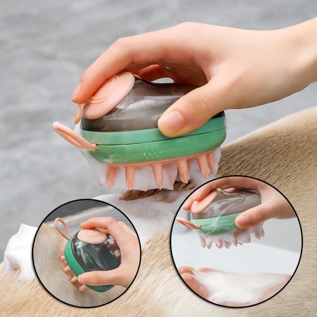 Oshcart™ 2-in-1 Pet Bathing & Grooming Brush