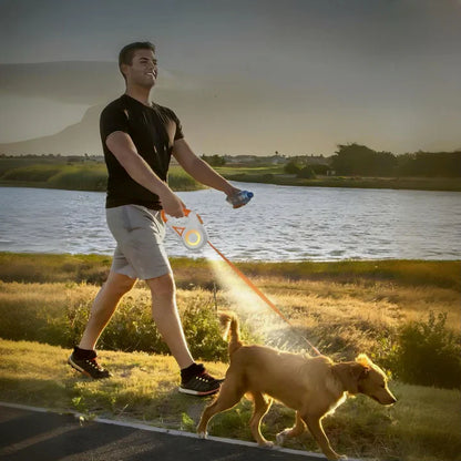 Oshcart™ LED Retractable Dog Leash - Ultimate Nighttime Safety