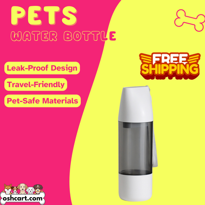 Oshcart™ Travel Paws Pet Water Bottle and Feeder