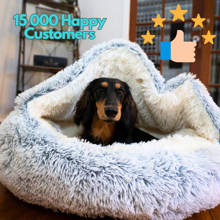 OshCart™ CozyNook Fluffy Pet Bed