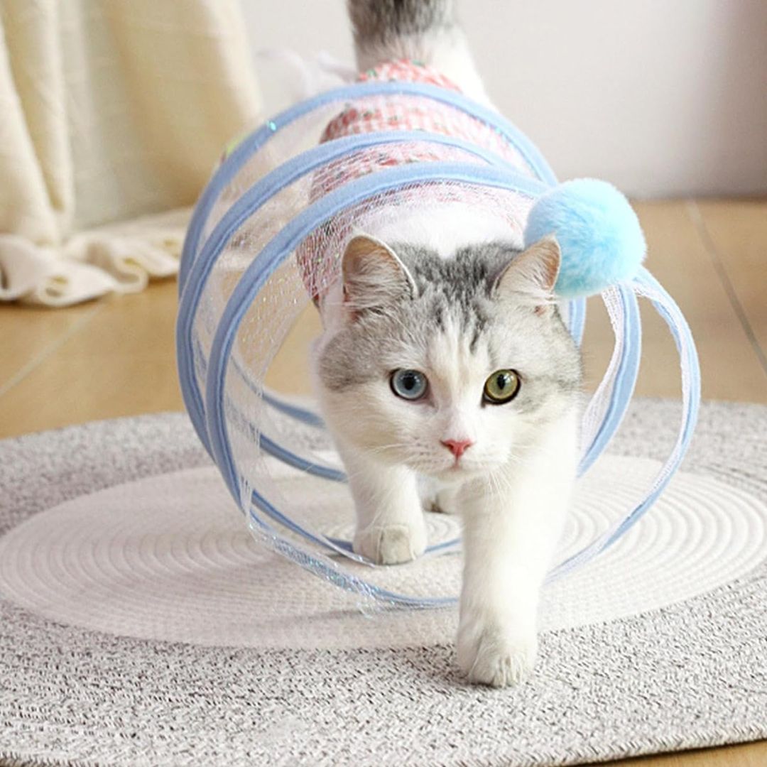 Oshcart™ Spiral Joy Cat Tunnel