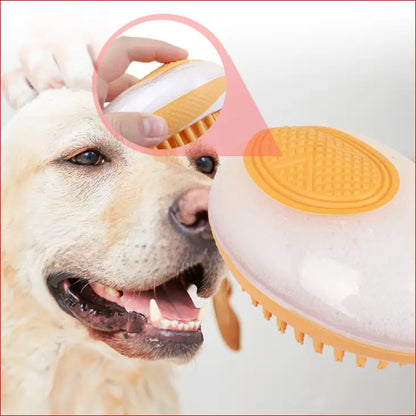 Oshcart™ Pet Massage Brush with Revolutionize Grooming