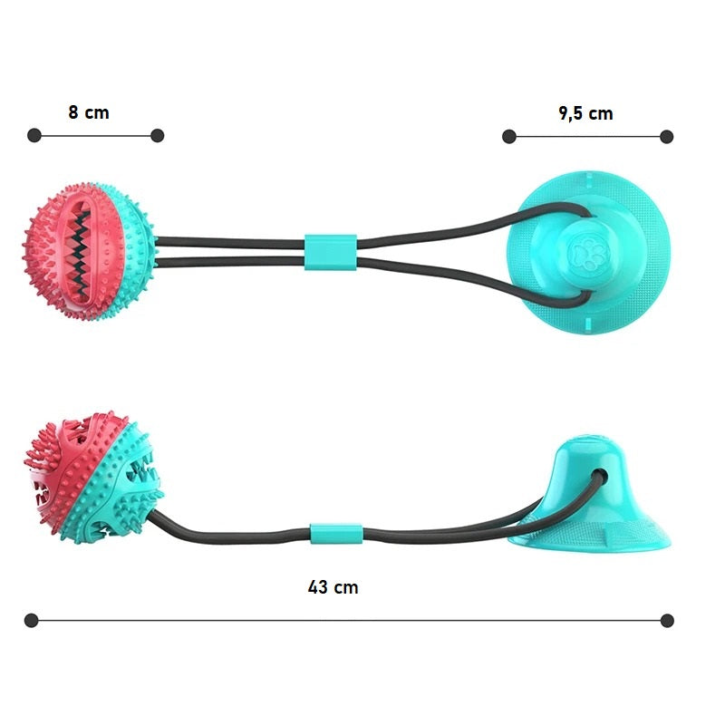 Oshcart™ Suction Cup Dog Toy with Rope